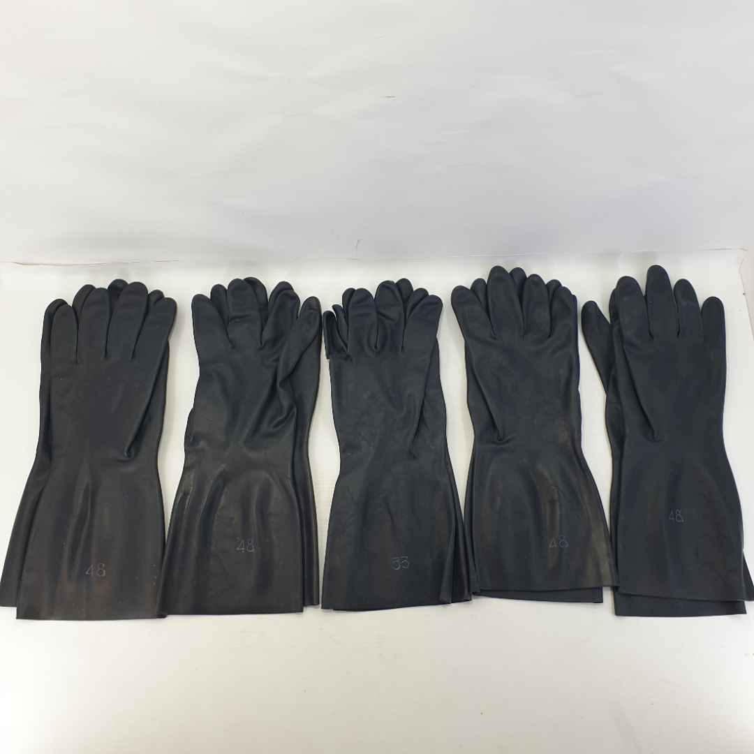 Комплект резиновых перчаток, 5 пар. Картинка 1